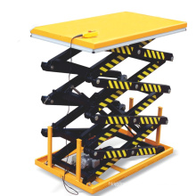 Warehouse cargo hydraulic scissor lift for sale